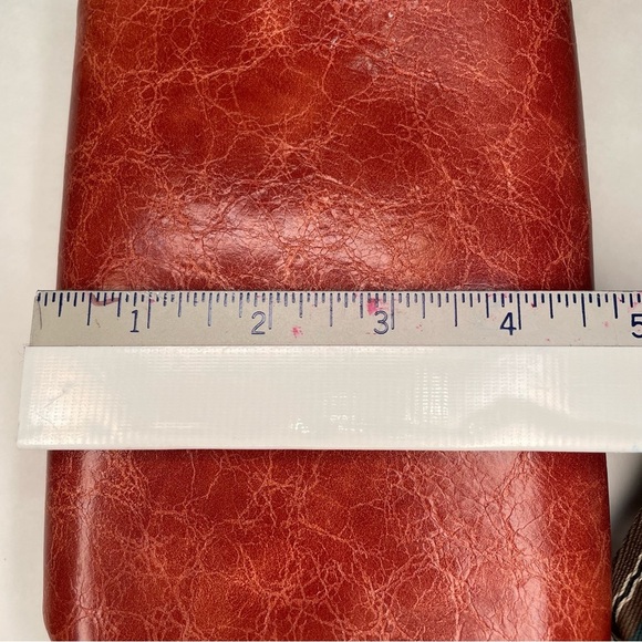 Anthropologie Red Crossbody Bag with Tassel Detail - Picture 7 of 9